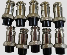 Lot of 10 Workman C2 Replacement Female 2-Pin CB Radio Microphone Plug End C-2