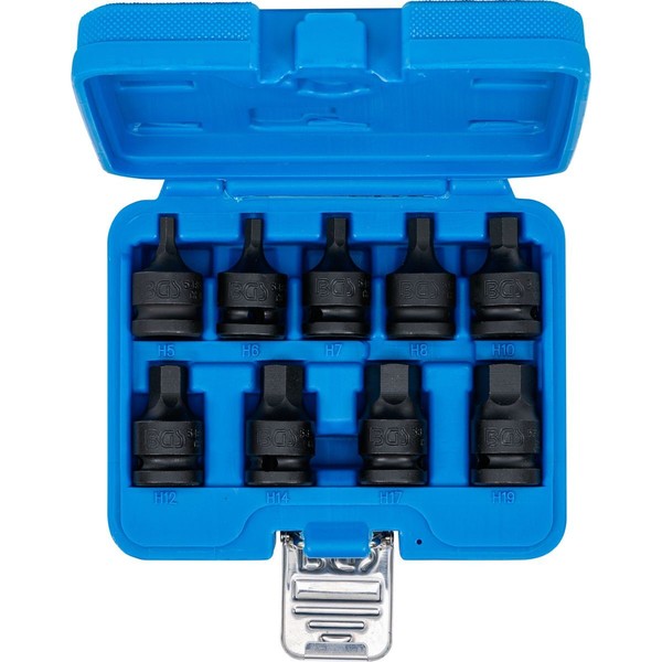 "Kraft-Bit-Einsatz-Satz Innensechskant 5 - 19 Mm, Antrieb 12,5 Mm (1/2\") 9-Tlg."-image