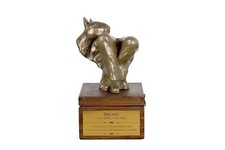 Bull Terrier, Bully I - urn for dog ashes with a statuette, small urn for a dog,