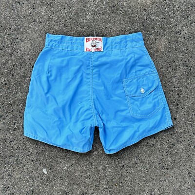 Vintage Birdwell Beach Britches Board Shorts Swim Trunks 4” Nylon