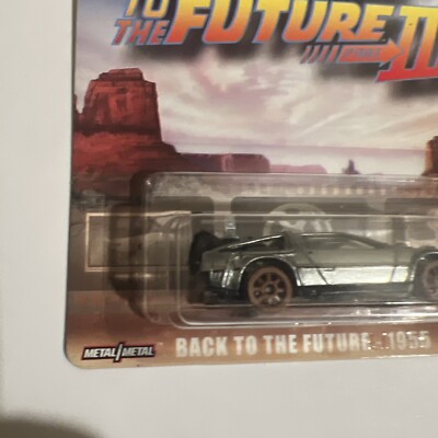 Hot Wheels Retro Premium Back to The Future III Delorean 1955