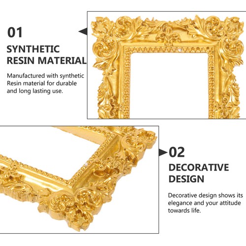 1PC Creative Picture Frame Baroque Picture Frames Decorative Picture Frame - Picture 9 of 11