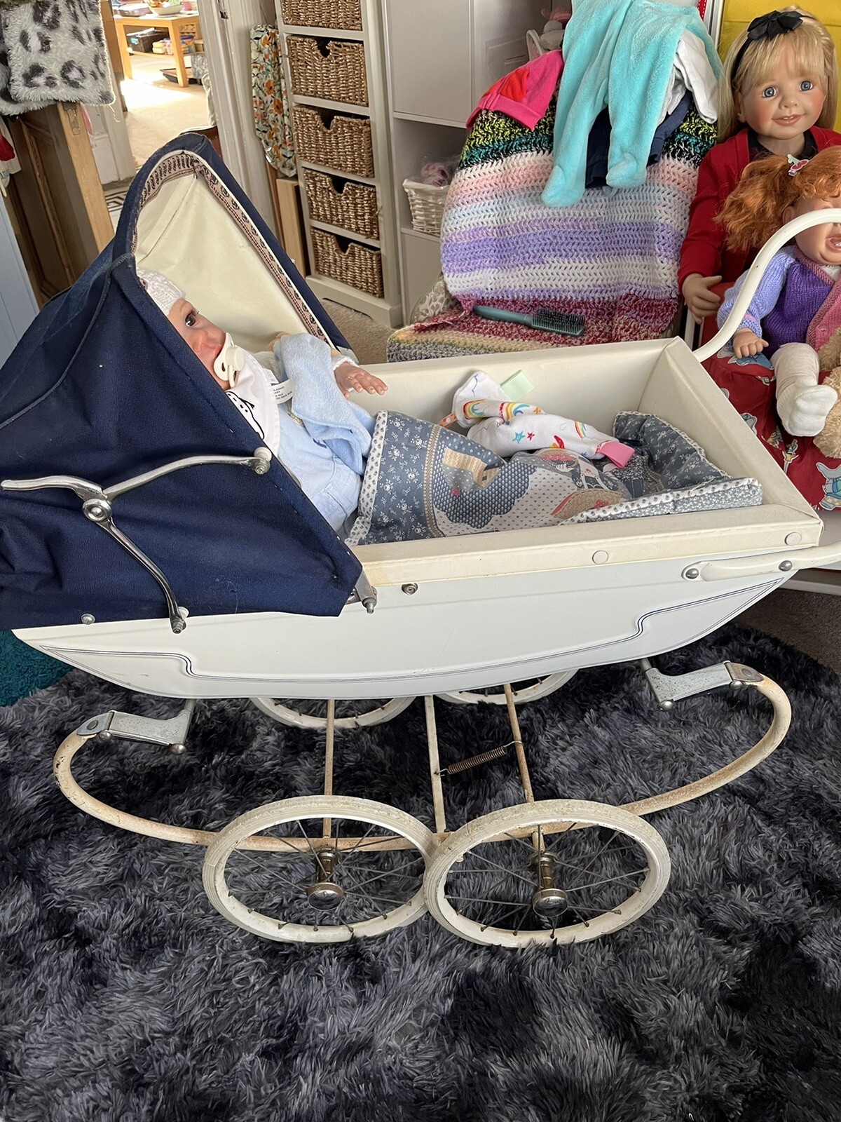 silver cross vintage dolls pram eBay