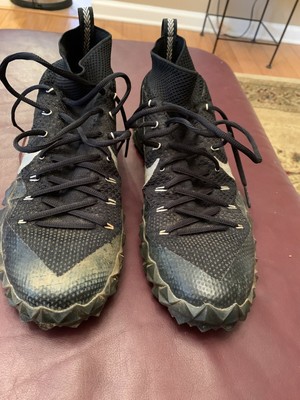 nike alpha huarache 6 elite turf lax black