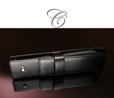 Montblanc Meisterstück Leder Etui für 1 Schreibgerät Modell Siena in schwarz