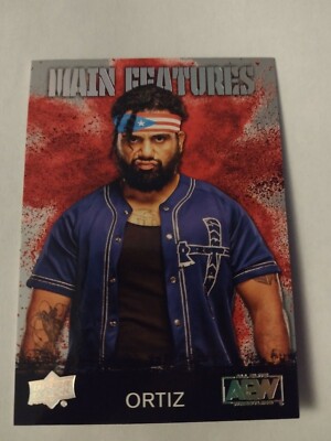 2021 Upper Deck AEW Ortiz Main Features MF-24 Silver Foil Inner Circle LAX