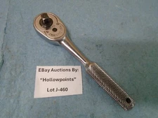 Indestro USA Vintage No. 6072 Ratchet 1/4" Drive Collector Quality  Mint! J460