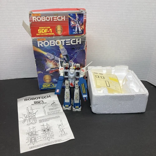 Vintage COMPLETE ROBOTECH Miniature SDF-1 Battle Fortress Macross Matchbox 1985