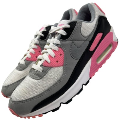 nike air max 90 white grey rose