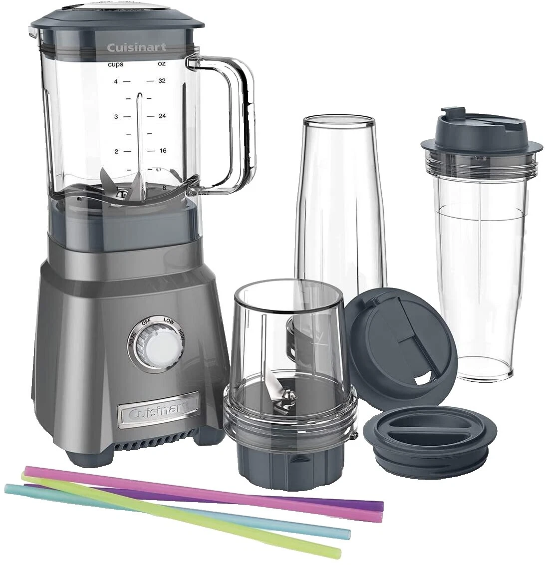 Black 600-899 W Bullet Blender Countertop Blenders
