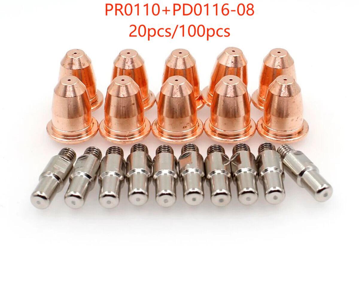 20pk Tips Electrode parts kits For Klutch Plasma Cutter AIXZ AIC45