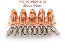 For Trafimet S45 - 30A Plasma Tips Electrode Consumables 95136 97994 91814