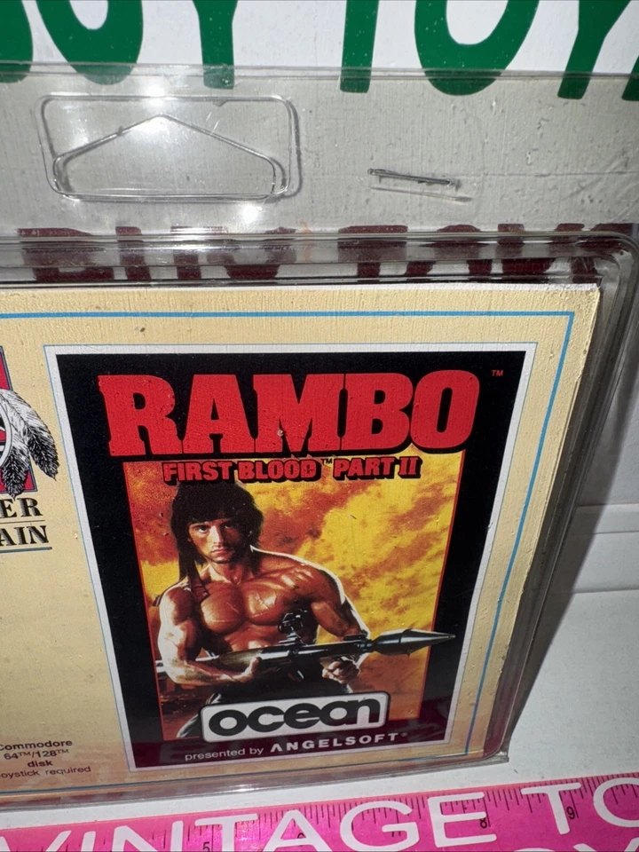Rambo First Blood Part II Thunder Mountain Commodore 64/128 Factory Sealed C64 - Image 3 of 4