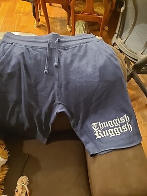 bone thugs n harmony Thuggish Ruggish 2xl Shorts Navy Blue Eazy E Brand New