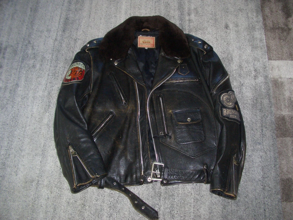 Lederjacke Cabrio Oldtimer Fahrer XXL Vintage VK kostenfrei evtl Preisvorschlag - Bild 3 von 4