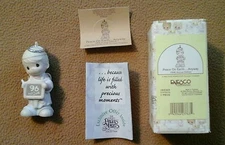 Precious Moments Ornament 1996 "PEACE ON EARTH...ANYWAY"  #183369