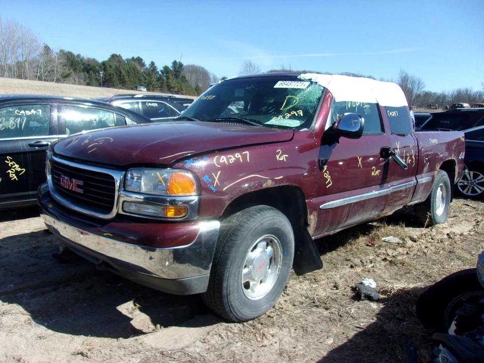 Used Left Sun Visor fits: 2002 Gmc Sierra 1500 pickup Left Grade A Foto 2 de 4