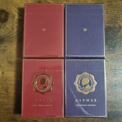 DMC Alphas V3 & Elites V6 Portcullis Edition Spielkarten Neu Sealed Magic Deck