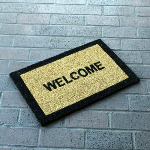 Porta In Legno Composito Con Vetro Ingresso Edificio Con Soglia Con Rampa E Tappetino Di - Foto 3