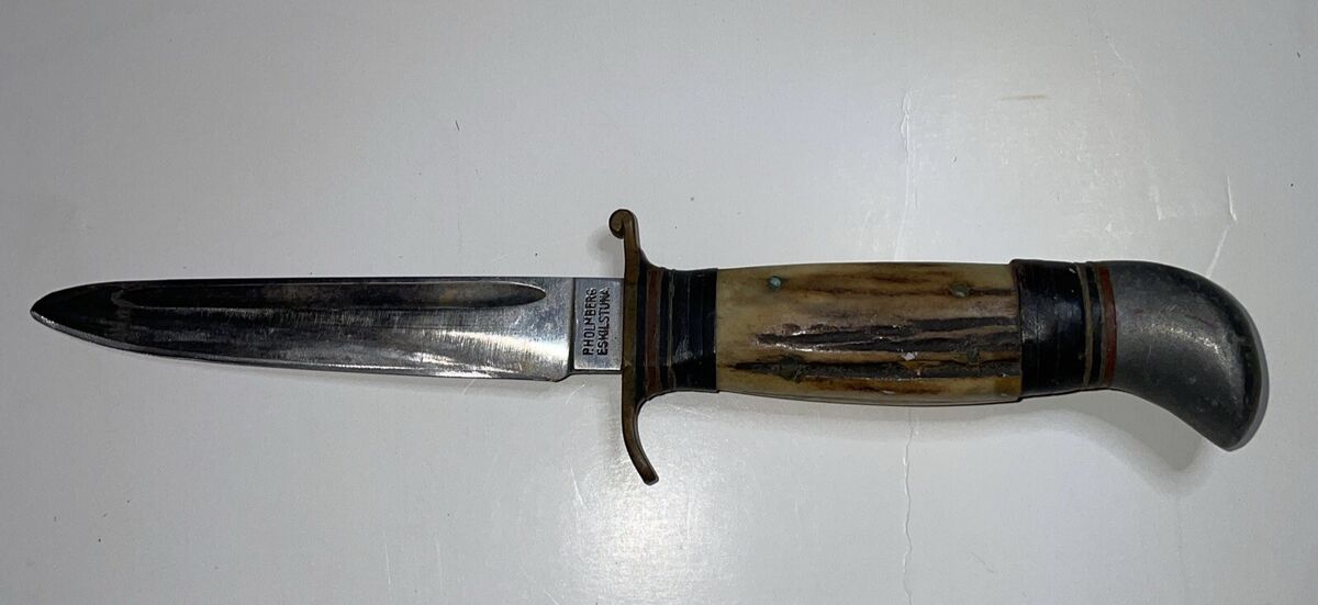 Vintage Rostfri P. Holmberg Eskilstuna Sweden Stag Handle Vintage Rostfri P. Holmberg Eskilstuna Sweden Stag Handle
