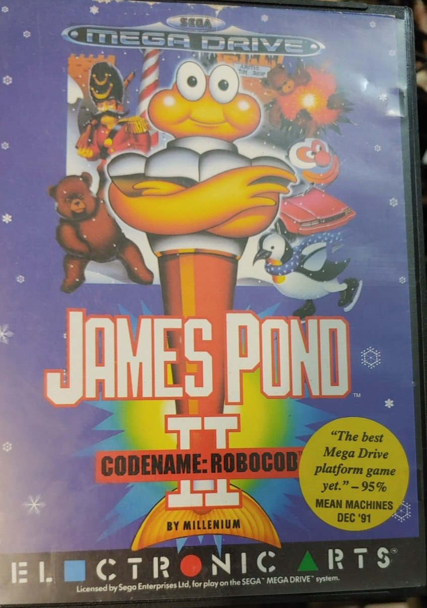 James Pond II (1991) Sega Mega Drive (Modul, Box) working cond classic