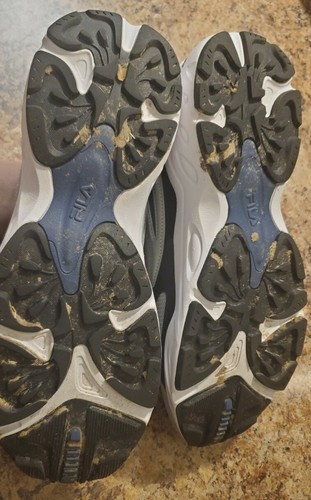 Fila Mens Recollector Gray Running Shoes Mens Size 10 WORN TWICE - Picture 11 of 12