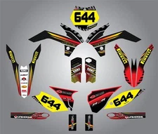Honda Brazillian XR 200R - XL 200 94/03 Full  Custom Graphic  Kit -FACTORY STYLE