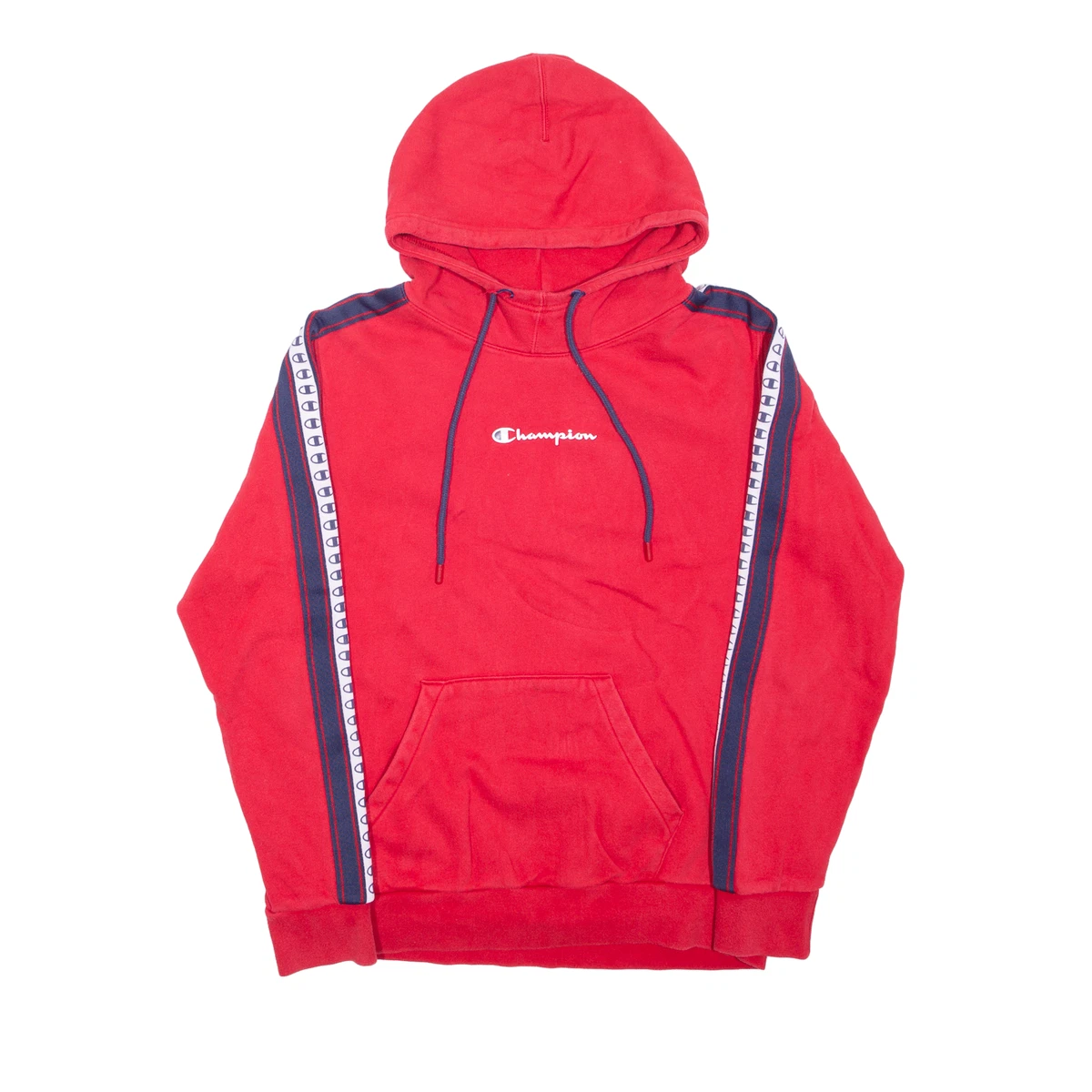 CHAMPION Hoodie Red Pullover Mens M eBay