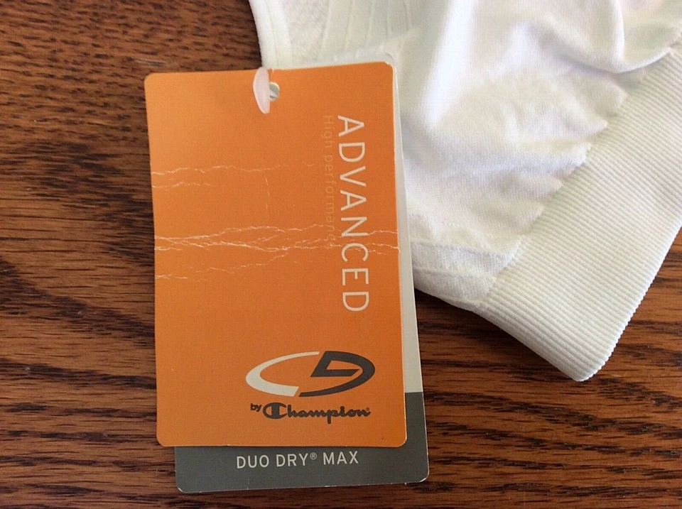 *NUEVO* CHAMPION Sujetador Deportivo Niñas S/P 6-6X Duo Dry Max-Blanco Foto 4 de 4