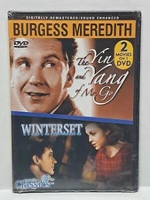 Yin And Yang Of Mr. Go + Winterset  Burgess Meredith DVD Sealed