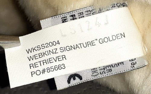2x Ganz 11" Webkinz Golden Retriever Puppy + 11" Lowland Gorilla Dolls No Code - Picture 6 of 12