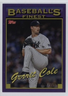 2024 Topps Finest What If 1993 Prototypes Purple Refractor /125 Gerrit Cole 14n5
