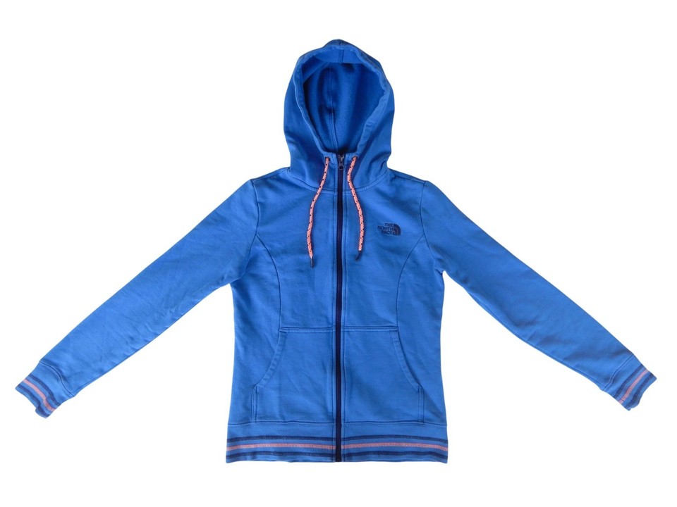 The North Face USA Women's Blue Zip-Up Outdoors Hiking Hoodie Jacket - Small
