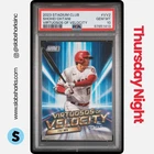 2023 TOPPS STADIUM CLUB #VV-2 SHOHEI OHTANI VIRTUOSOS OF VELOCITY PSA 10