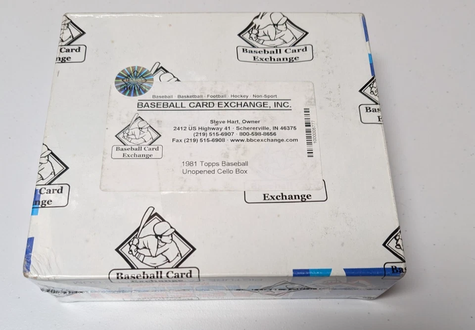 BBCE Wrapped Sealed 1981 Topps Baseball 24 Cello Pack Box Valenzuela Raines - Image 2 of 2