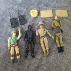 1980s GI JOE ARAH Action Figures lot, Straight Arm Snake Eyes For Parts Pieces