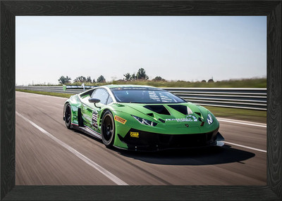 Lamborghini Huracan GT3 Framed Wall Art Poster Canvas Print Picture