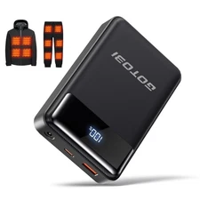 Heated Jacket Battery Pack for Wulcea ULUSERN Genovega Heated Vest with LED D...