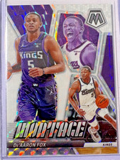 De'Aaron Fox 2023-24 Mosaic Montage Mosaic White #1 Kings! 22/25