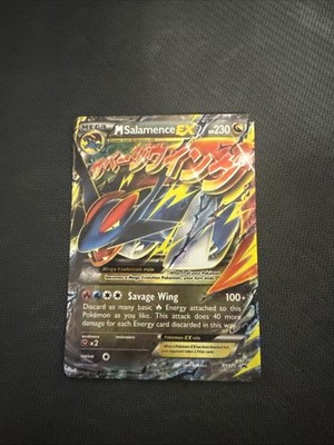 mega salamence pokemon card Mega Shiny Salamence EX card by Metoro on DeviantArt