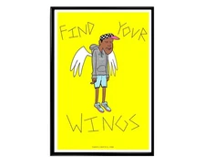 Tyler The Creator Wings Poster Pop High Fashion Rap Music Wall Art Home Decor