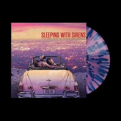 Sleeping With Sirens 'If You Were A Movie...' LP Lila-blaues Splatter-Vinyl -NEU