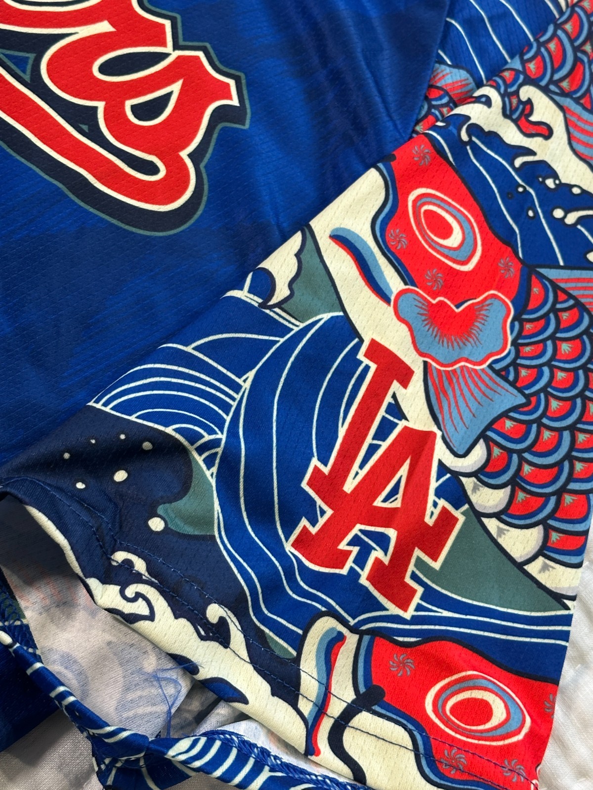 Los Angeles Dodgers Daiso 7/2/2024 Japanese Heritage Night Jersey Size XL