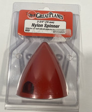 Great Planes 2-3/4" Red Nylon Spinner GPMQ4527 New Sealed