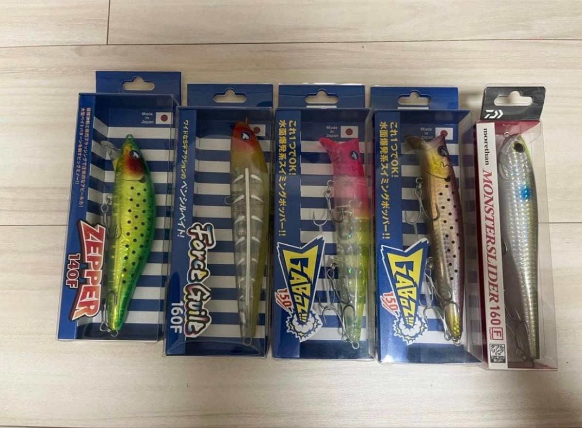 Special set of popular lures for sea bassBlue Blue Blowin' 140J, Gaboz 150, - Image 4