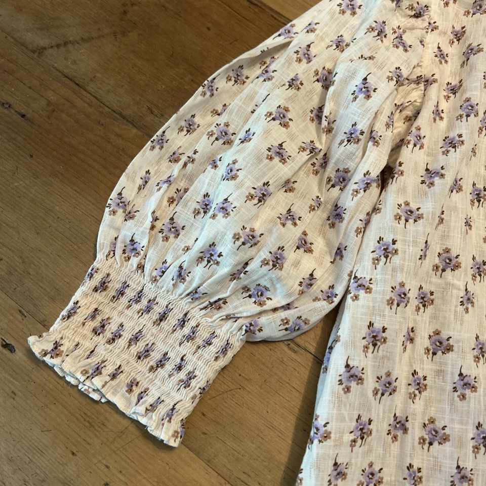 Top Bebe Orgánico 12 Floral Nuevo con Etiquetas Diseño Estilo Doen Foto 2 de 4