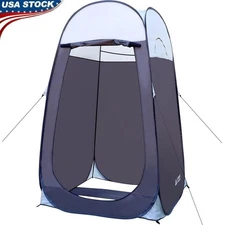 Pop Up Shower Tent Portable Changing Room Outdoor Privacy Shelter Compact