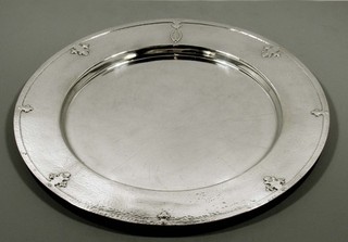 Joseph Mayer Sterling Silver Tray c1925 HAND WROUGHT