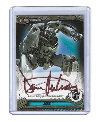 SDCC EXCL 2012 TRANSFORMERS THE MOVIE - AUTOGRAMM DMTA DARIUS McCREARY als Jazz