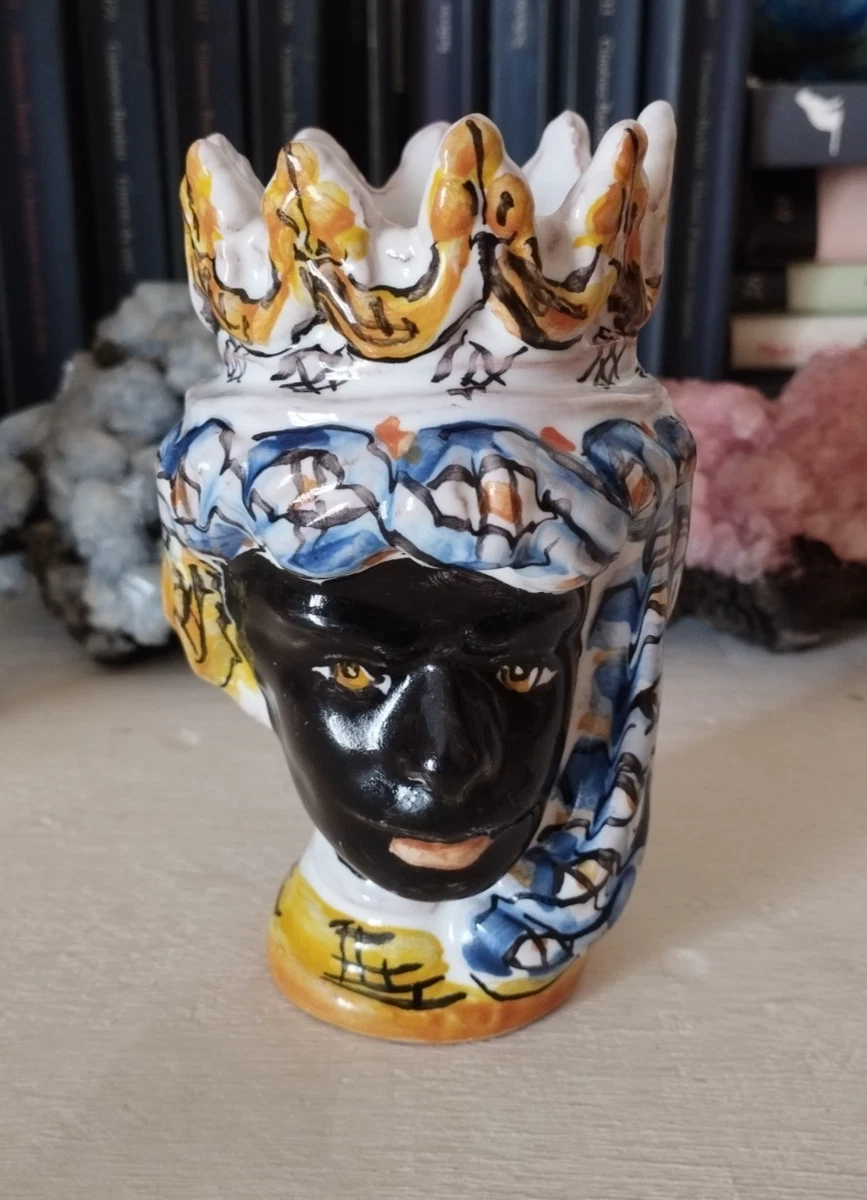 STATUINA IN CERAMICA Capodimonte raffigurante mendicante EUR 220,00